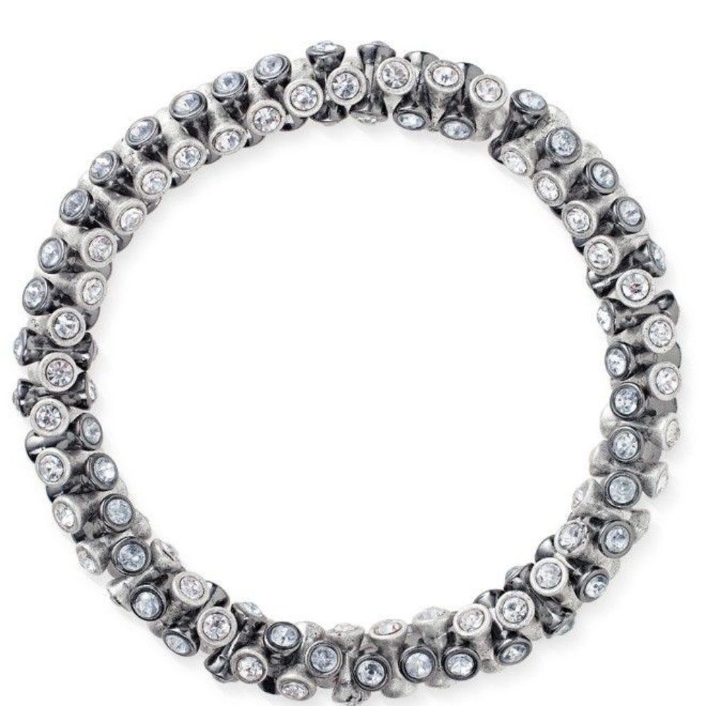 :: Stella & Dot Vintage⚔️SILVER Twist Bracelet - Picture 4 of 5